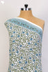 Cambric Cotton In Cobalt Blue Floral Print