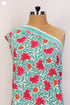 Cambric Cotton In Floral Block Print