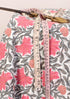 Cambric Cotton In Floral Block Print