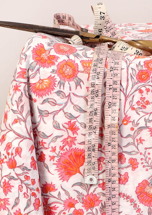 Cambric Cotton In Floral Print