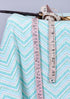 Cambric Cotton In Zigzag Print