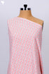 Cambric Cotton In Fine Zigzag Print