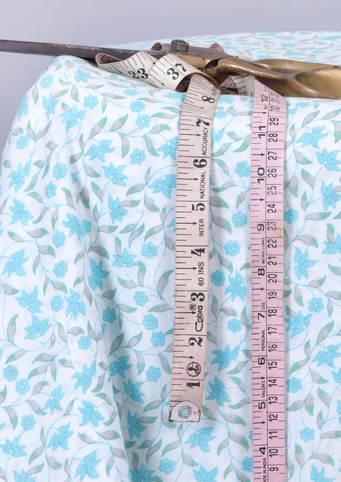 Mulmul Cotton In Delicate Floral Print