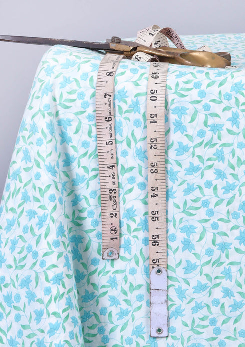 Mulmul Cotton In Delicate Floral Print