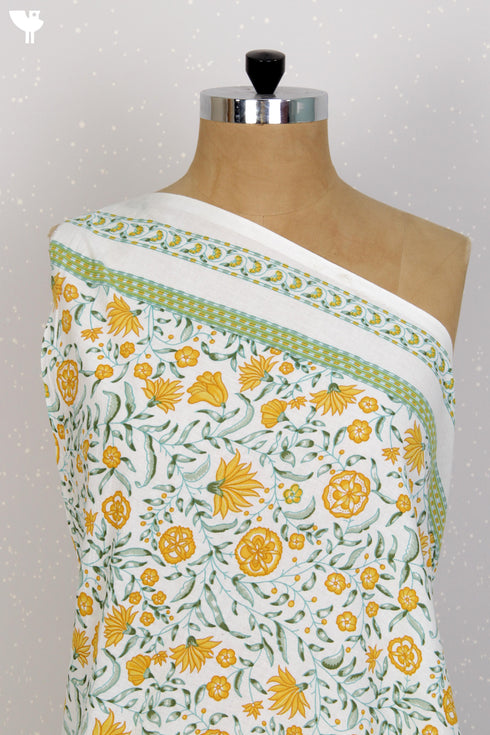 Cambric Cotton In Floral Print