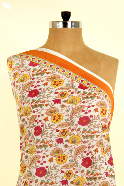 Cambric Cotton In Floral Print
