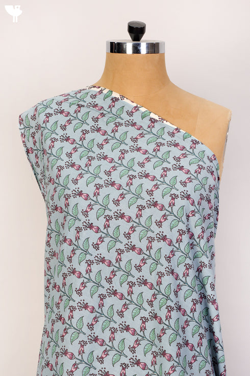 Cambric Cotton In Floral Print