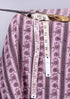 Cambric Cotton In Striped Floral Print