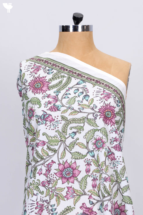 Cambric Cotton In Floral Print