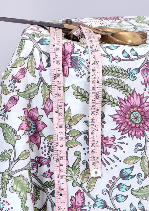 Cambric Cotton In Floral Print