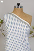 Cotton Cambric Yardage in Blue Butti Hand Screen Print