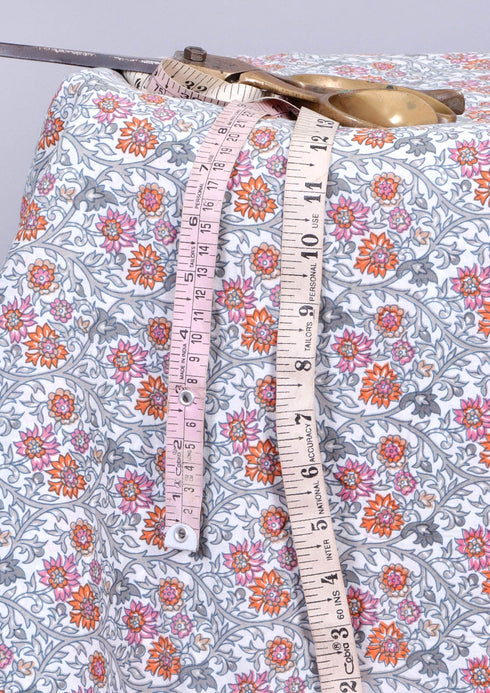 Cambric Cotton In Floral Print