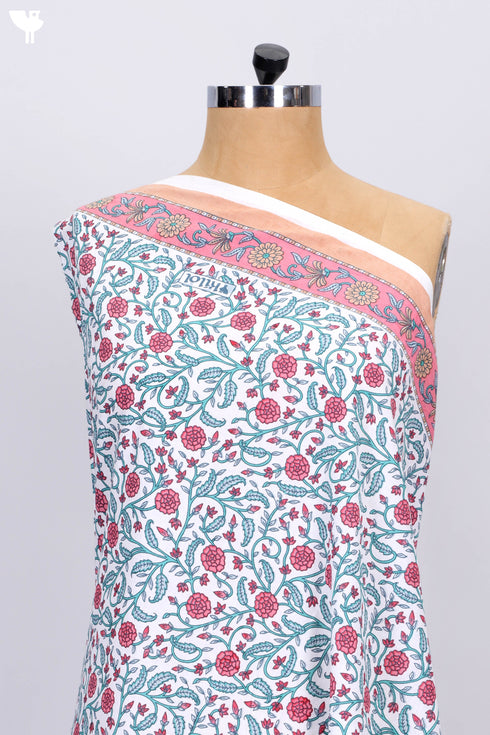 Cambric Cotton In Floral Allover Print