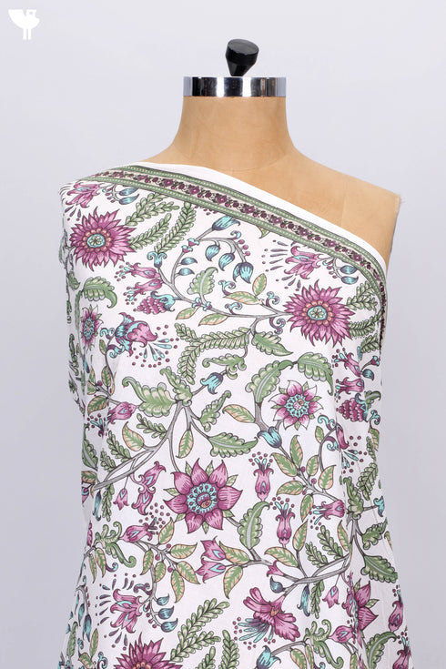 Cambric Cotton In Floral Print
