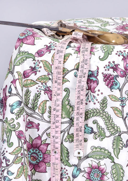Cambric Cotton In Floral Print