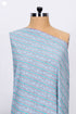 Cambric Cotton In Striped Floral Print