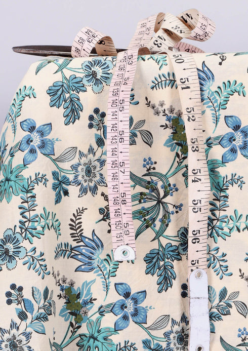 Cambric Cotton In Floral Print