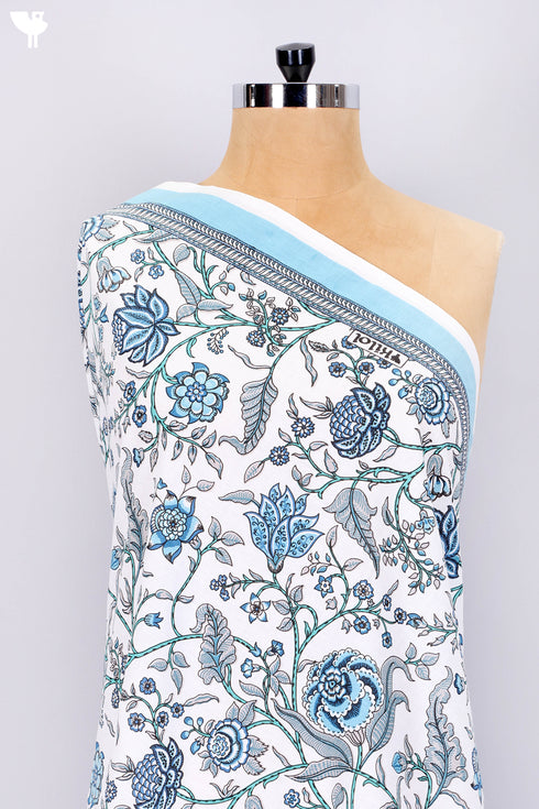 Cambric Cotton In Floral Print