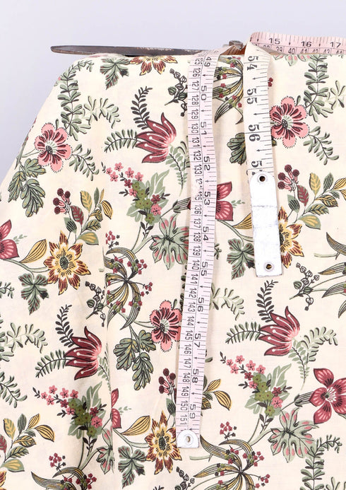 Cambric Cotton In Floral Print