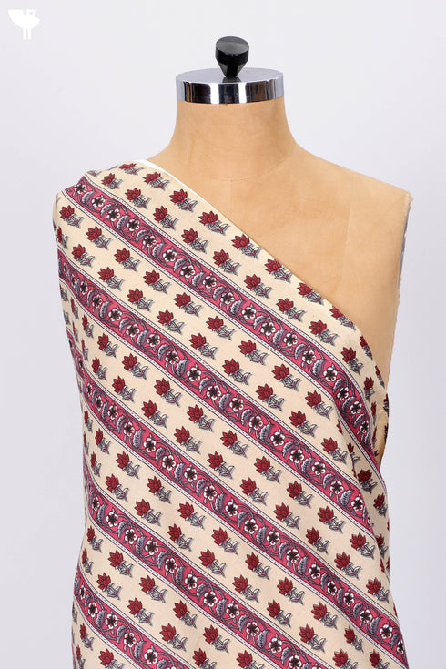 Cambric Cotton In Floral Print