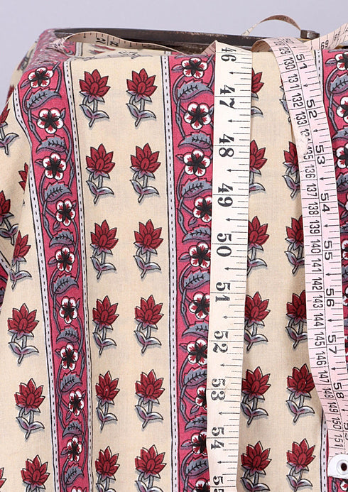 Cambric Cotton In Floral Print