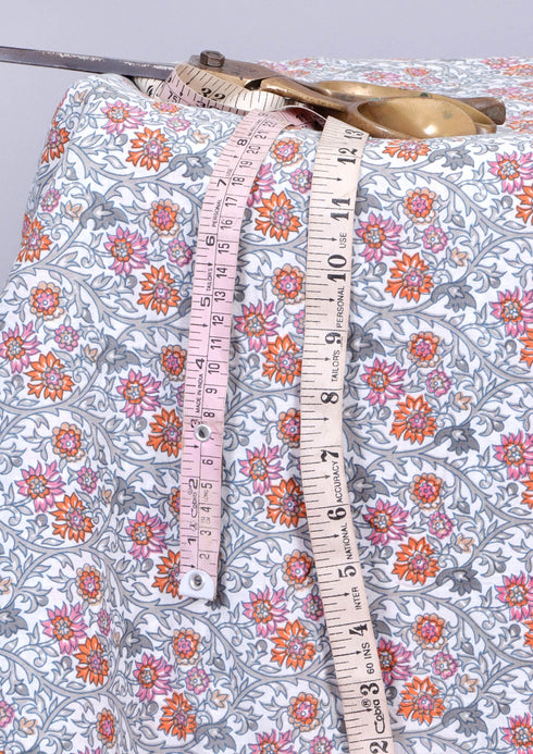 Cambric Cotton In Floral Print