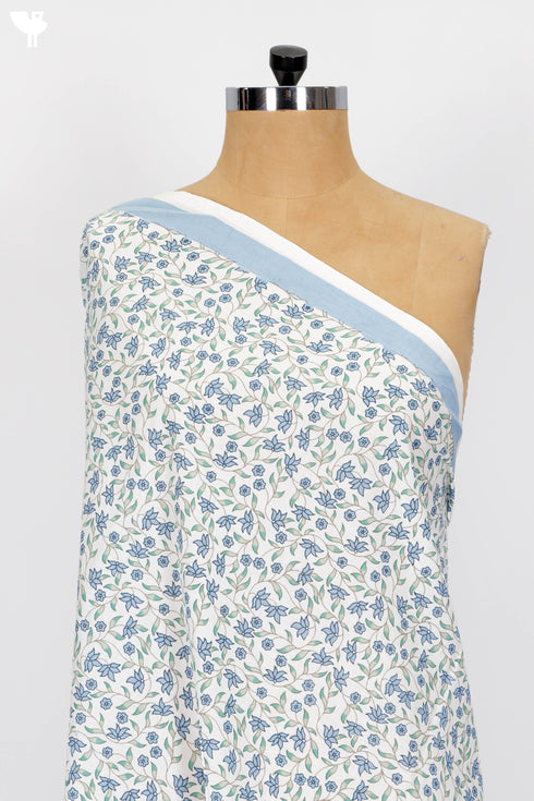 Cambric Cotton In Floral Print