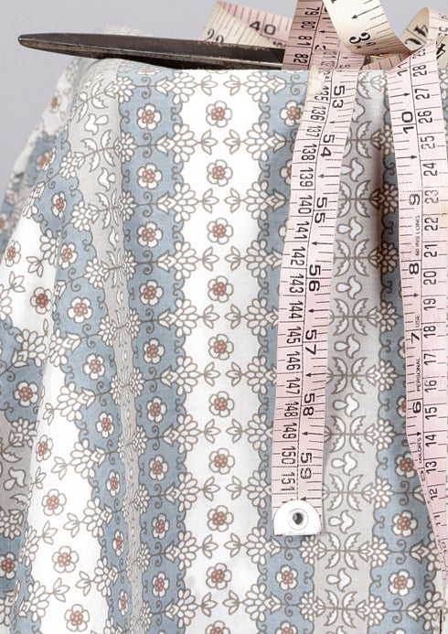 Cambric Cotton In Striped Print