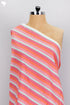 Cambric Cotton In Striped Print