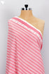 Cambric Cotton In Fine Striped Print