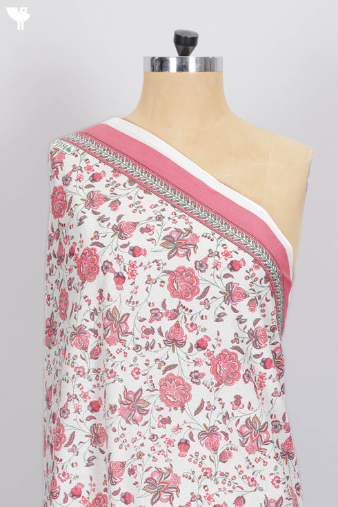 Cambric Cotton In Floral Print