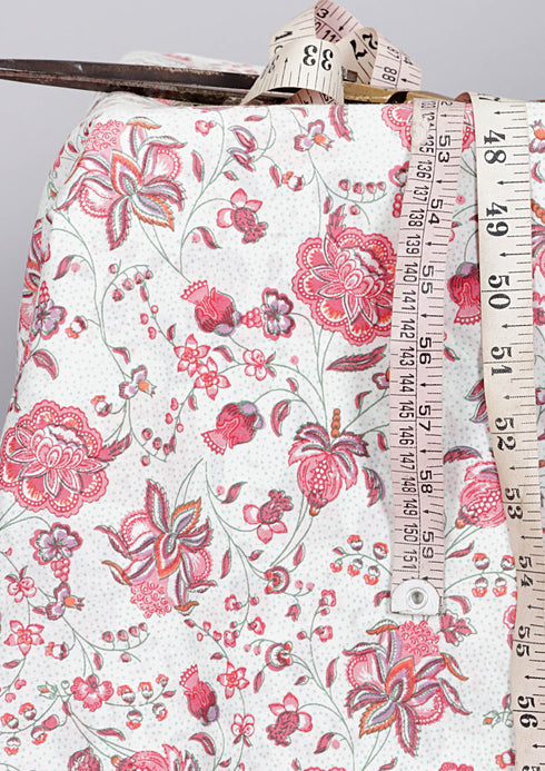 Cambric Cotton In Floral Print