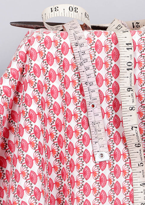 Cambric Cotton In Delicate Floral Print