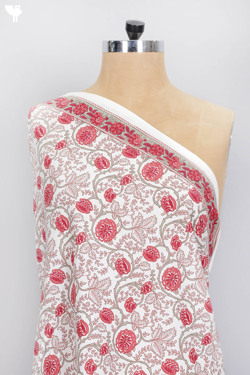 Cambric Cotton In Floral Print