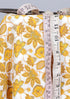 Cambric Cotton In Golden Yellow Floral Print
