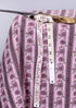 Cambric Cotton In Striped Floral Print