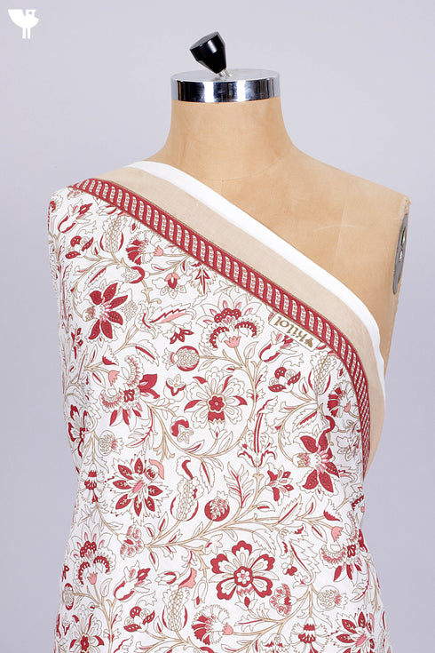 Cambric Cotton In Floral Print
