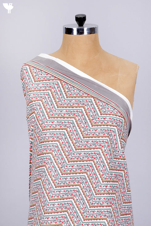 Cambric Cotton In Floral Print