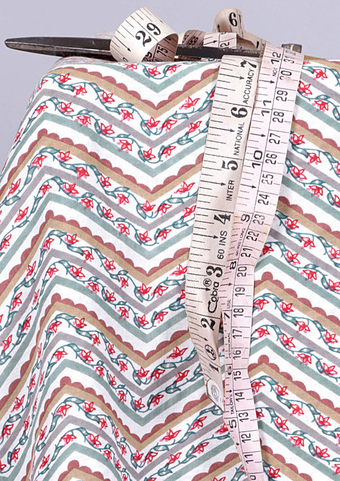 Cambric Cotton In Floral Print