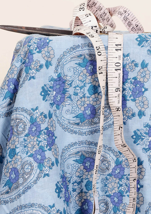 Cambric Cotton In Floral Print