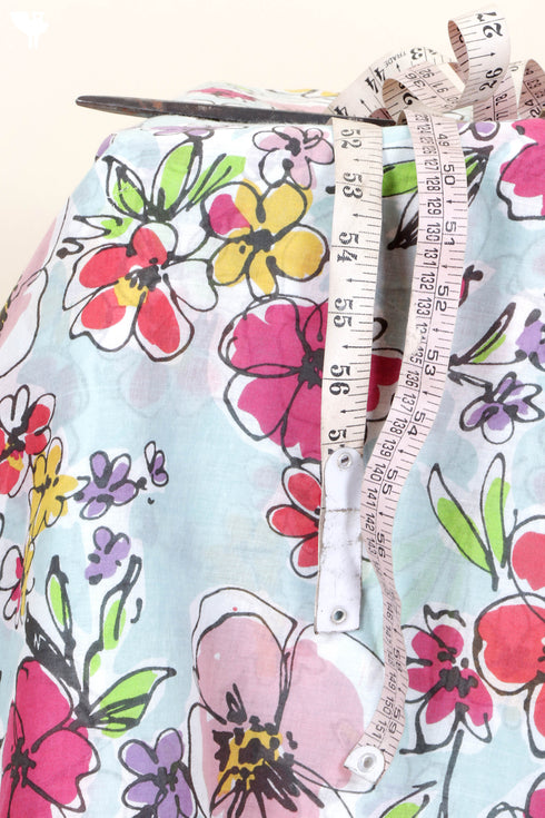 Mulmul Cotton In Floral Print