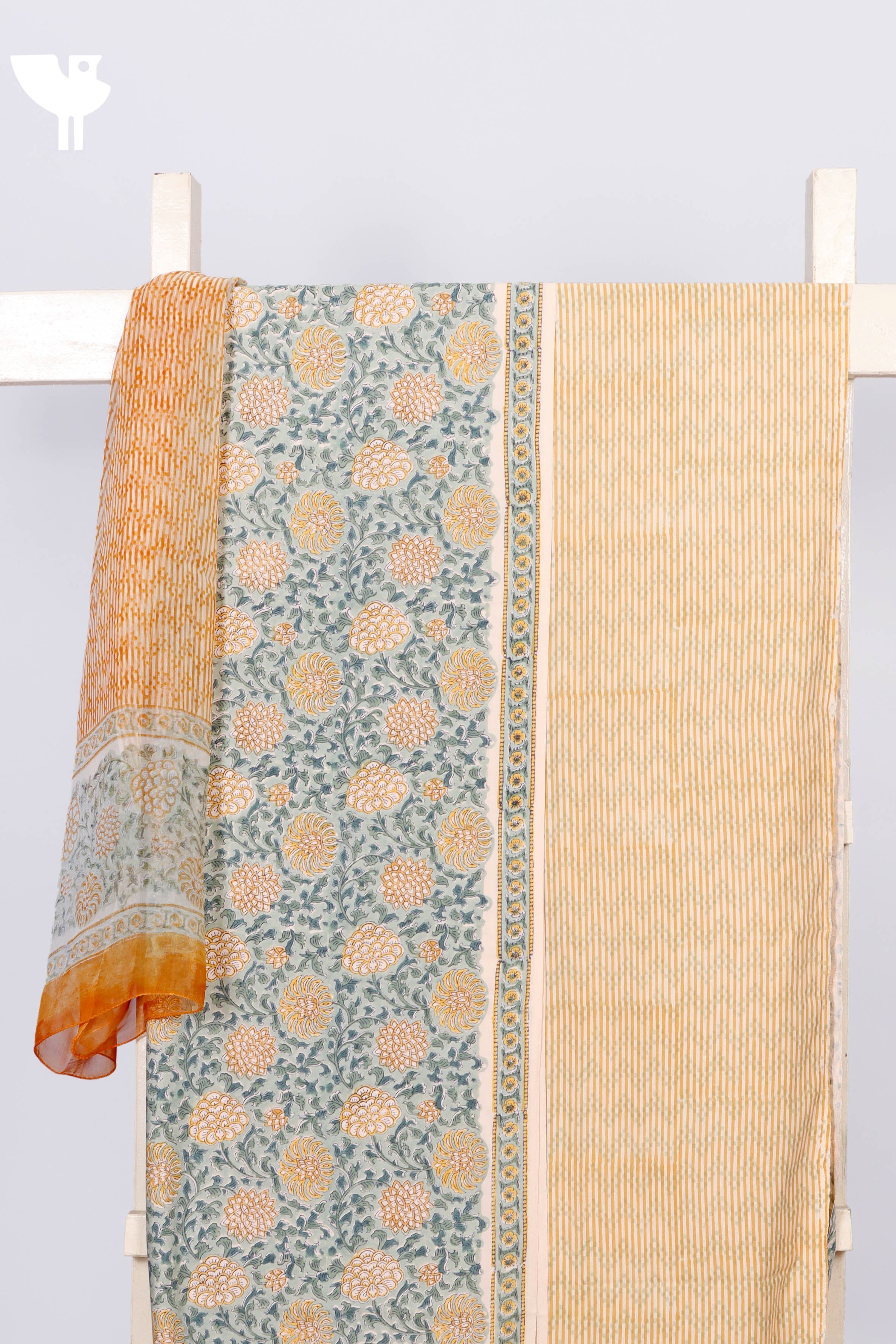 block print dress material with chiffon dupatta Jonquil hand block print cotton dress materials at low price with chiffon  dupatta