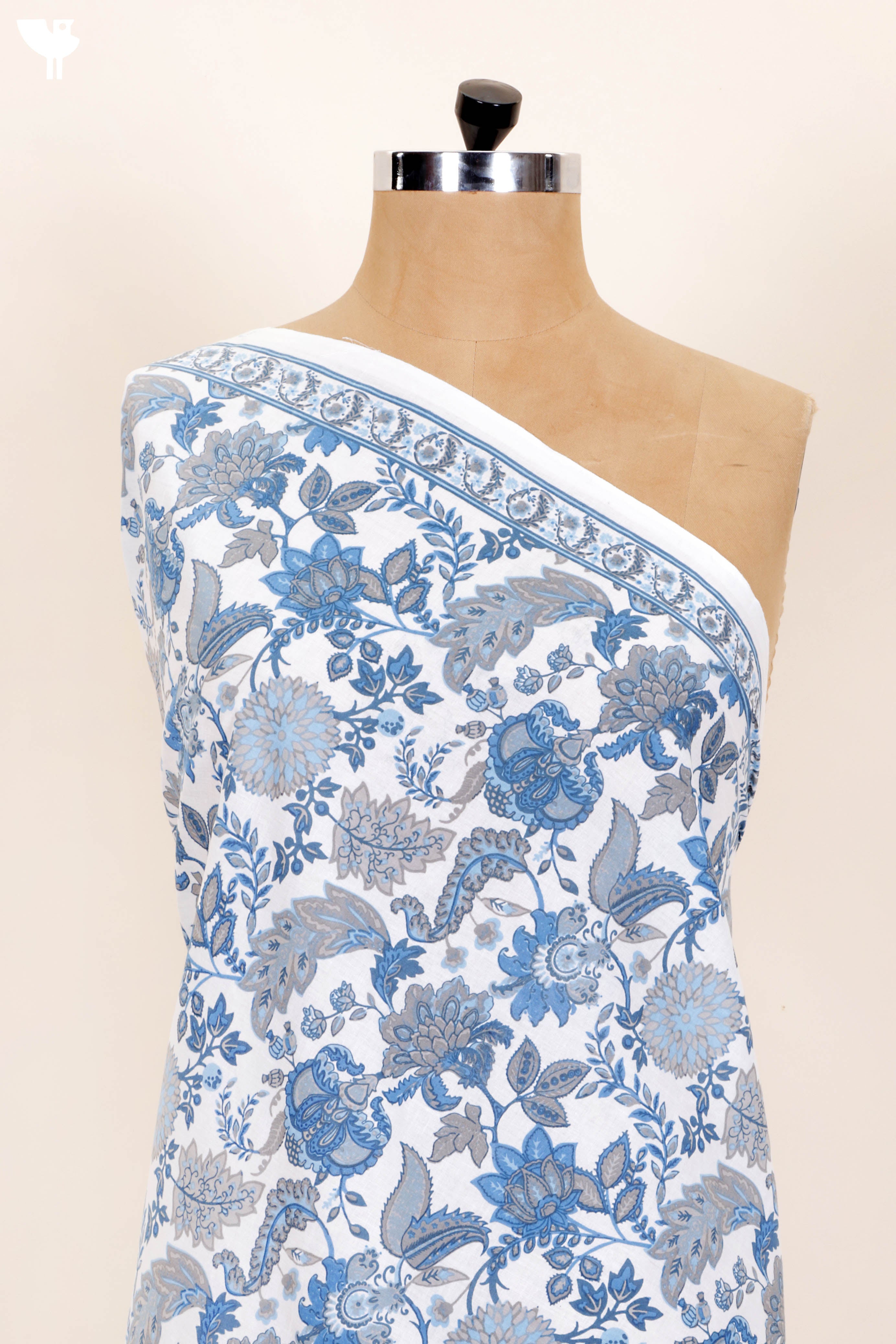 Cambric Cotton In Floral Print